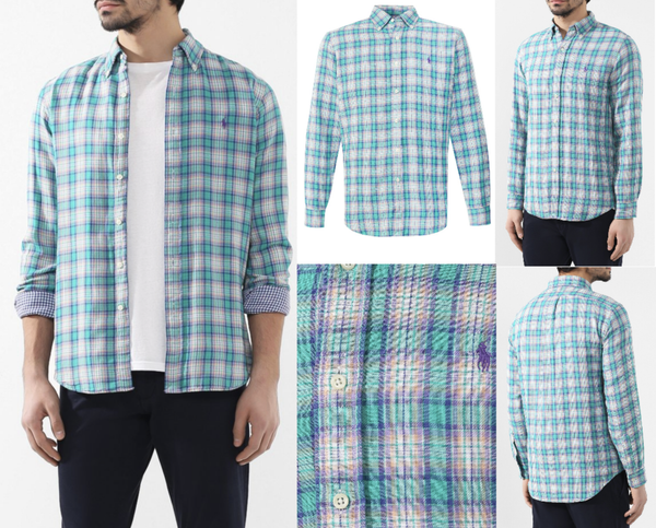 Polo Ralph Lauren Classic Fit Shirt Hemd Checked Heritage College Karo Retro Xl-image