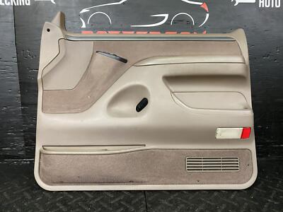 1993 FORD F150 FRONT PASSENGER INTERIOR DOOR TRIM PANEL BROWN | eBay