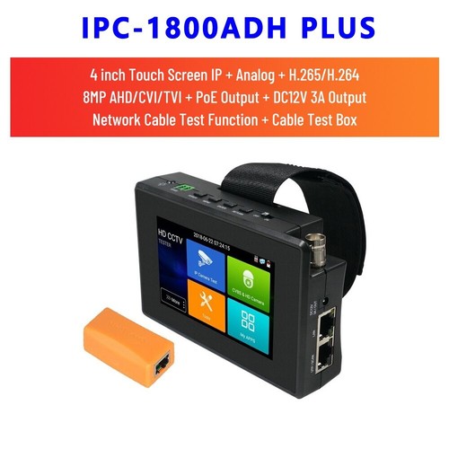 IP Camera CCTV Tester Security Network Cable Analog POE HDMI Tester Wifi Monitor - Picture 25 of 29