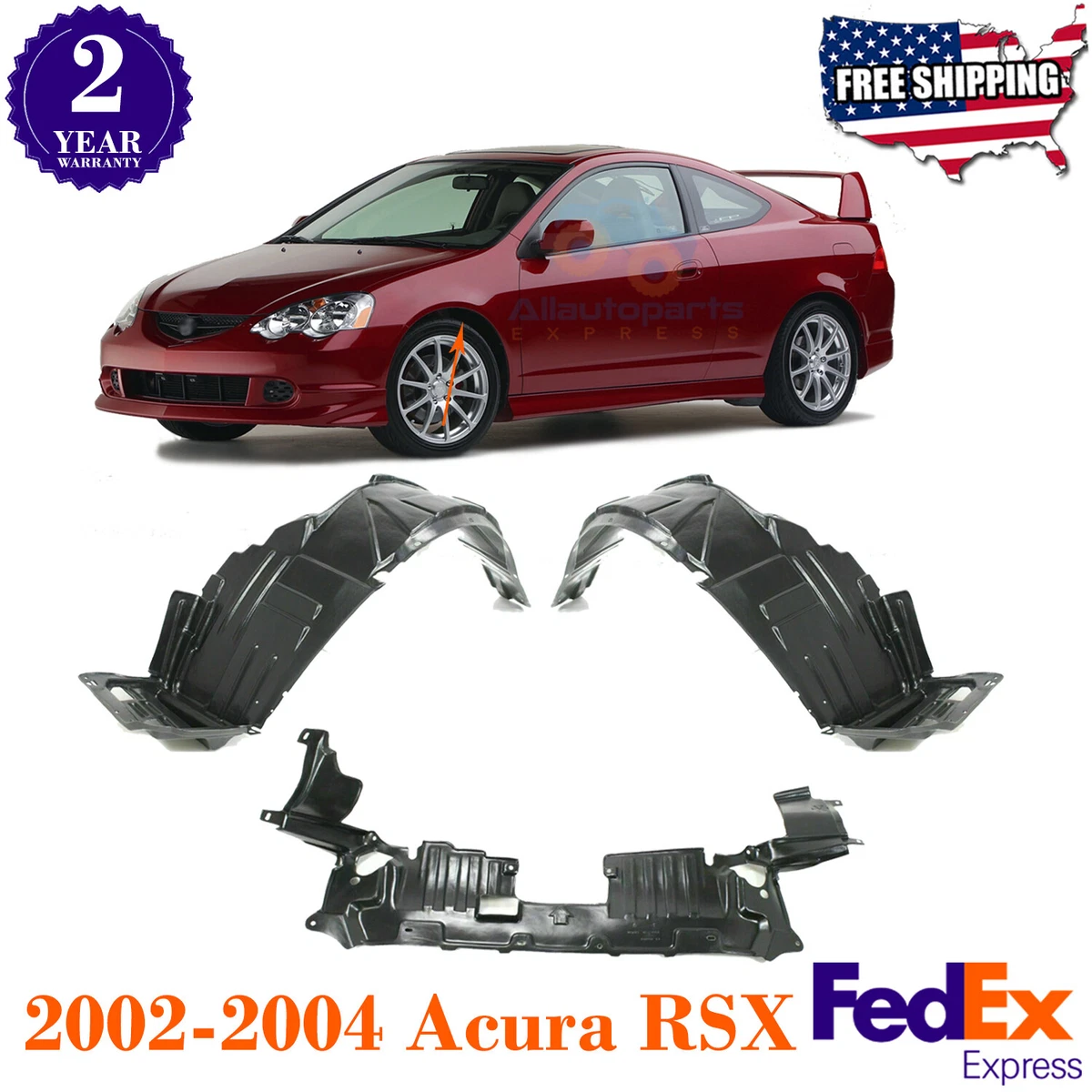 Rsx splash guard deals