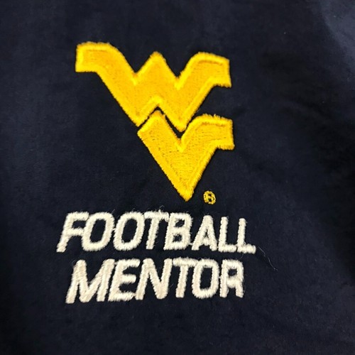 Nike West Virginia Mountaineers Jacket Mens 2XL XXL Blue Windbreaker Football - Picture 4 of 14