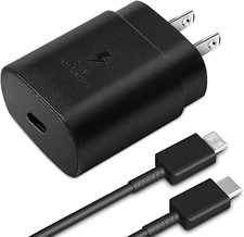 25W Super Fast Charger Kit for Doogee V Max Wall Charger  Type C Cable