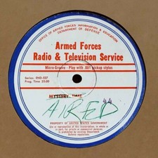 MYSTERY TIME TEDDY BUCKNER JOE DARENSBOURG 16" RADIO SHOW TRANSCRIPTION