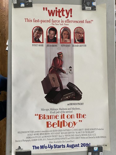 Blame it on the Bellboy - Movie Poster - 40 x 26 - Rolled