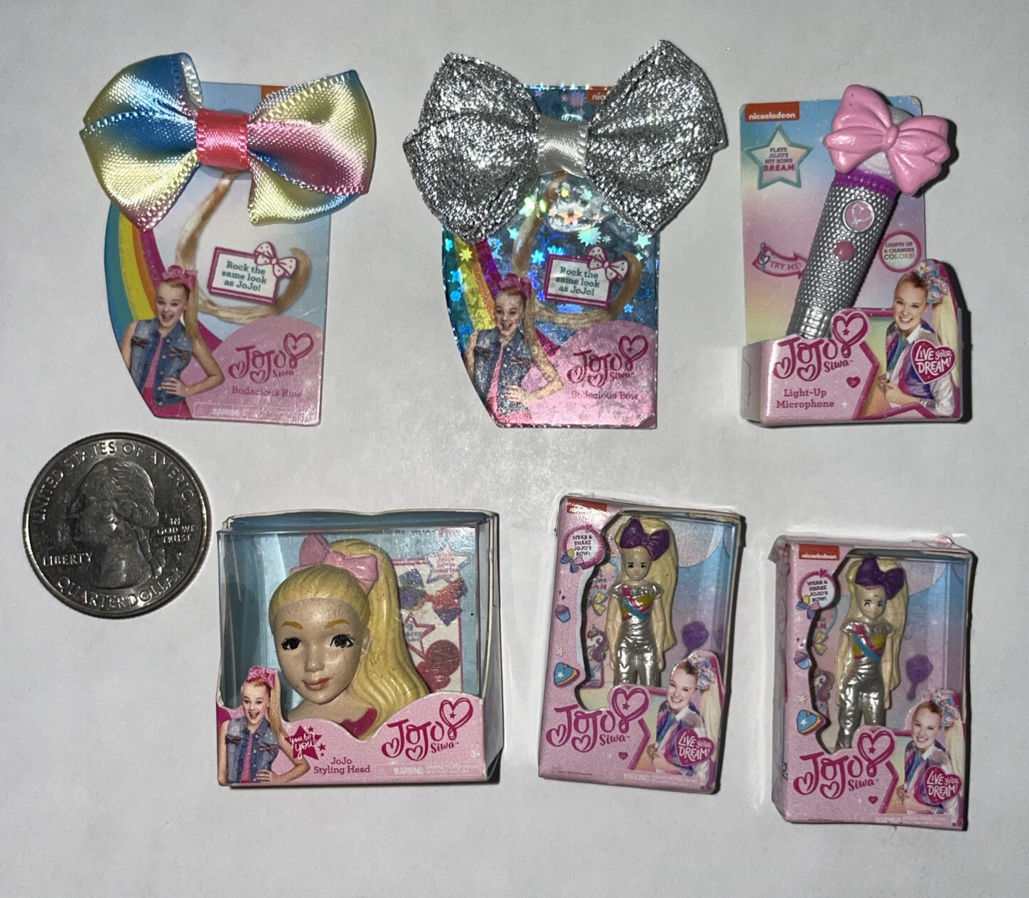 Zuru 5 Surprise Mini Brands Series Toys Jojo Siwa Lot Metallic Bow Microphone