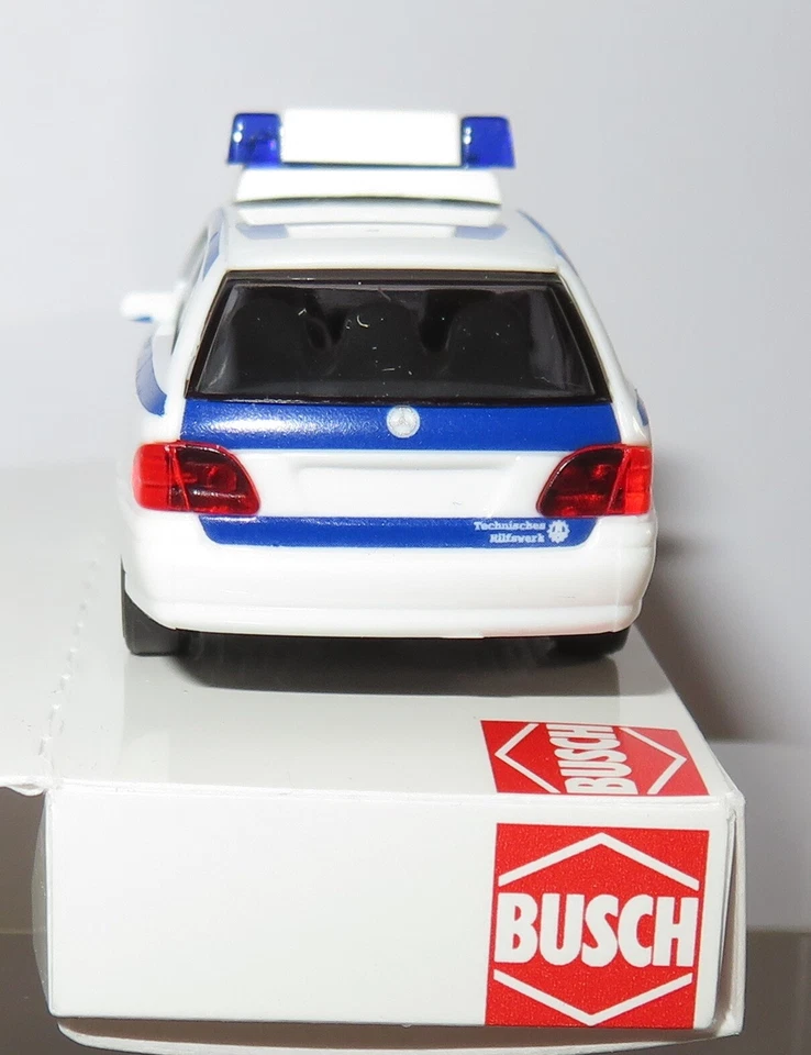Micro Busch Ho 1/87 Mercedes-Benz T THW Polizia Scientifica #49463 Box - Immagine 4 di 4