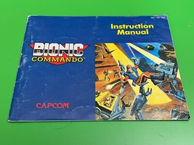Bionic Commando Nintendo NES Manual Instruction Booklet