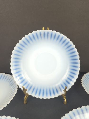 Macbeth Evans Petalware Cremax Opaque Replacement Tea Cup Saucer Set Of 5 - Picture 2 of 6