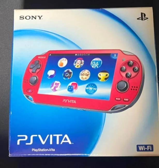 NEW SONY PS Vita PCH-1000 ZA03 RED Wi-fi Model Console from Japan  (Pre-owned)