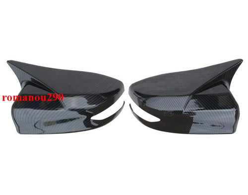 For Nissan Altima 13-18 Carbon Fiber ox Horn Side Door Mirror Cover molding Trim - Picture 2 of 5