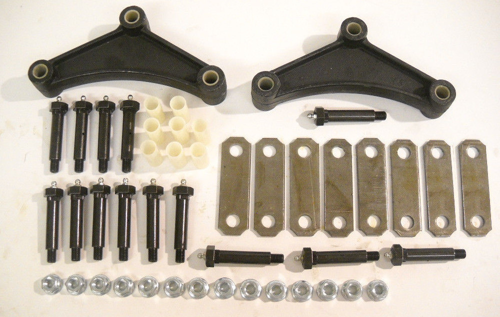 Greaseable Tandem Axle Trailer Spring Suspension Rebuild Kit Wet Bolt