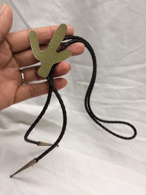 cactus bolo tie