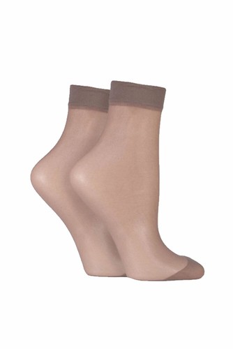 Women Sheer 20 Denier Classic Ankle Socks by Aurellie Multipacks - Picture 3 of 22