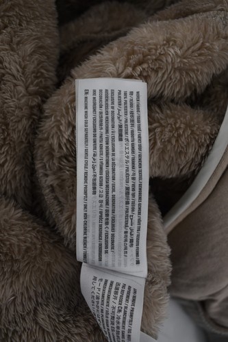 Abercrombie & Fitch Womens Brown Full Zip Fuzzy Fleece Jacket Size L - Picture 5 of 5