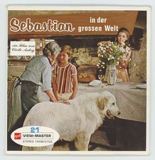 Sebastian in der Grossen Welt Cecile Aubry Film View-Master Packet B-452 Ex Cond