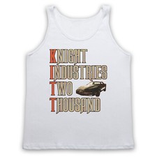 KITT KNIGHT RIDER NON UFFICIALE PONTIAC TRANS AM AUTO TV ADULTI CANOTTA SERBATOIO TOP