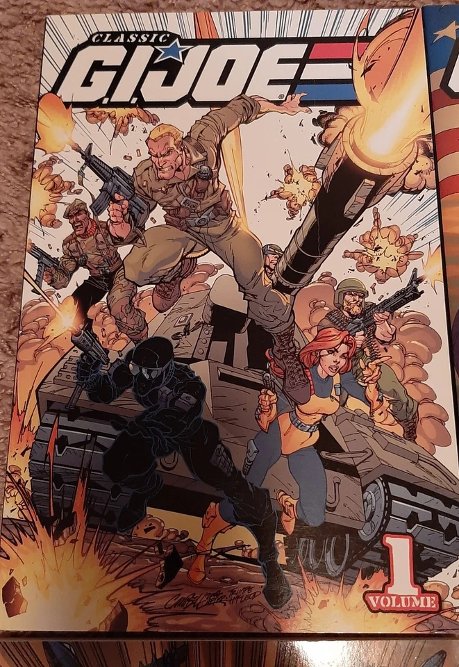 Clásico GI Joe TPB Lote Vol 1-9 (2009) IDW - 9 Libros de bolsillo comerciales, Larry Hama Foto 3 de 4