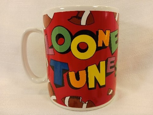 Tasmanian Devil Football 30 oz Mug + Vintage Figures Looney Tunes - Picture 17 of 19