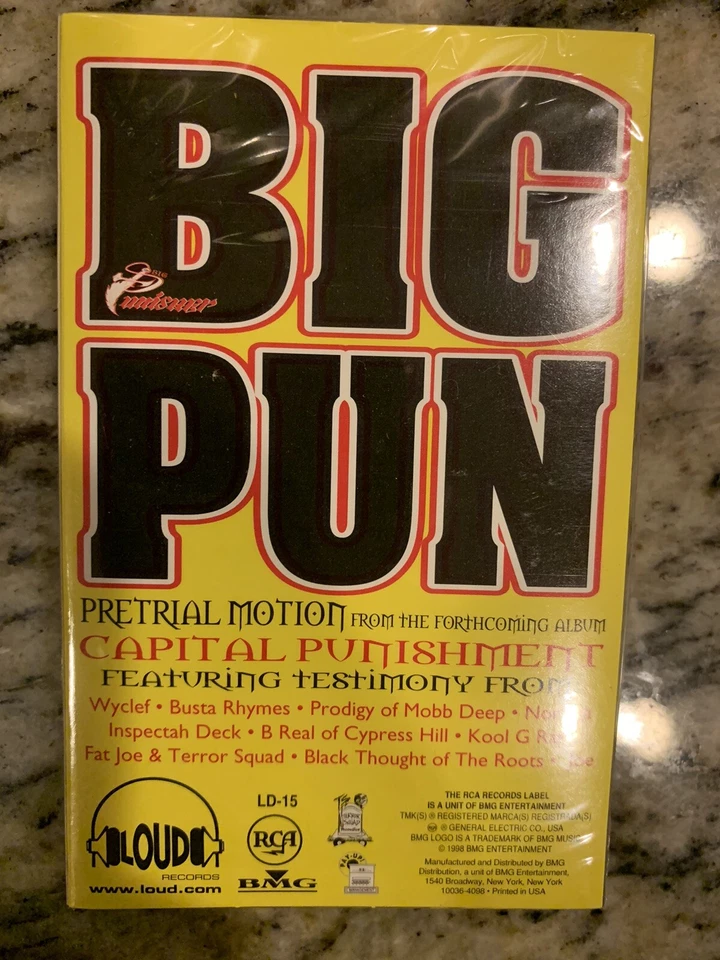 RARE Big Punisher Capital Punishment Sampler Cassette Loud Sealed - Image 2 of 4