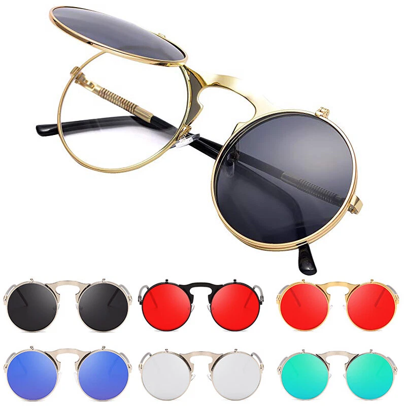 Retro flip up glasses sales