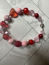 Valentine's Girls Bubble Bead Necklace