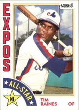 1984 Topps Nestle 792 #390 Tim Raines AS Montreal Expos - NM-MT