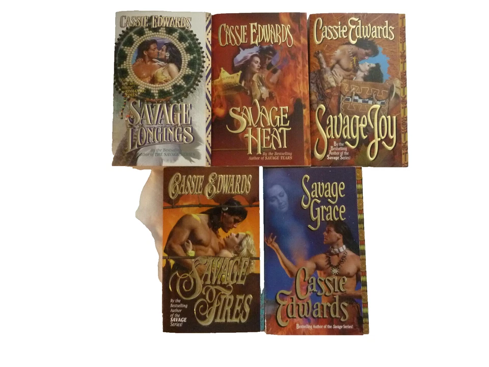 SEVENTEEN (17) CASSIE EDWARDS paperbacks in SAVAGE series Foto 3 de 4