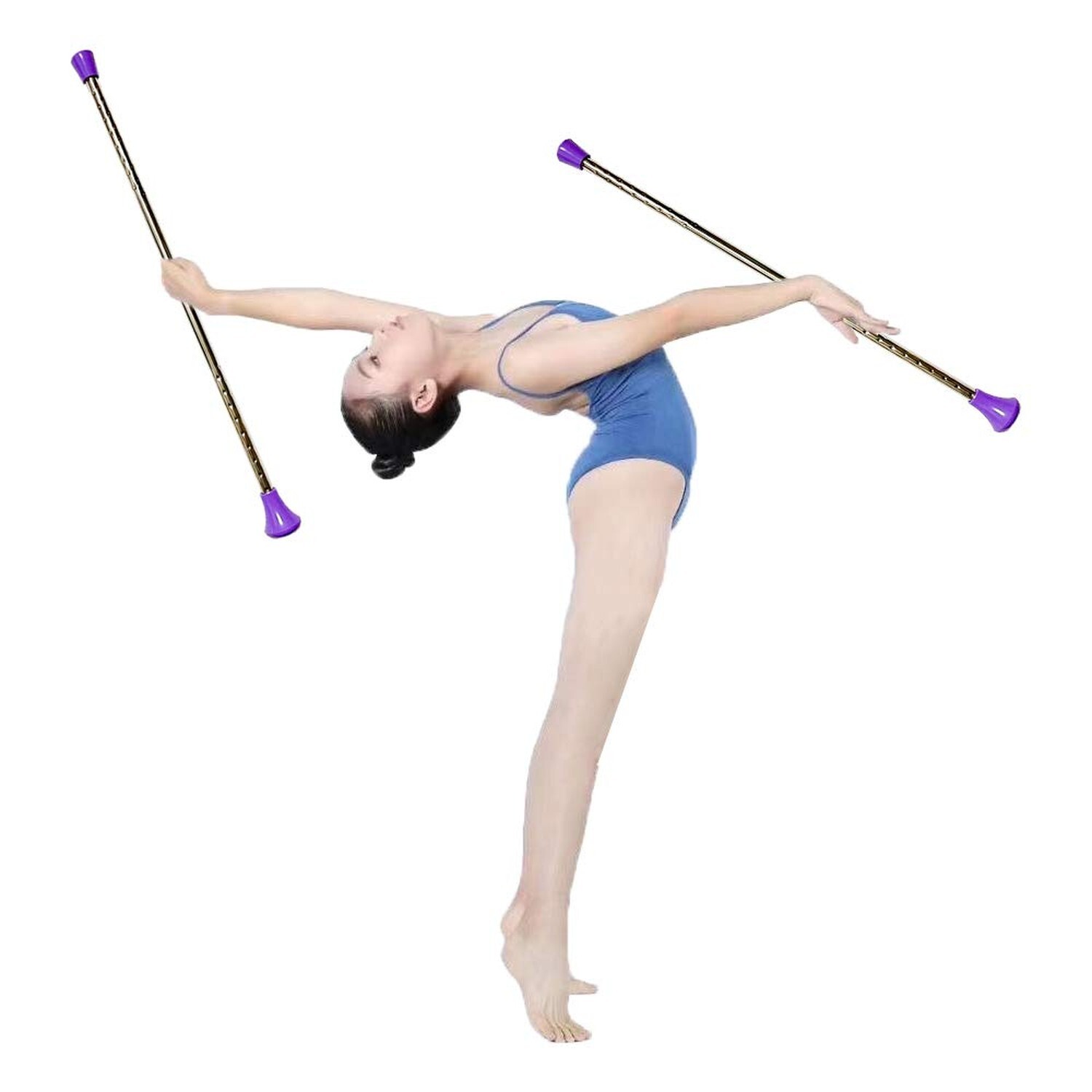 Twirling Baton 21 Inches Marching Baton Spinning Dance Baton Metal ...