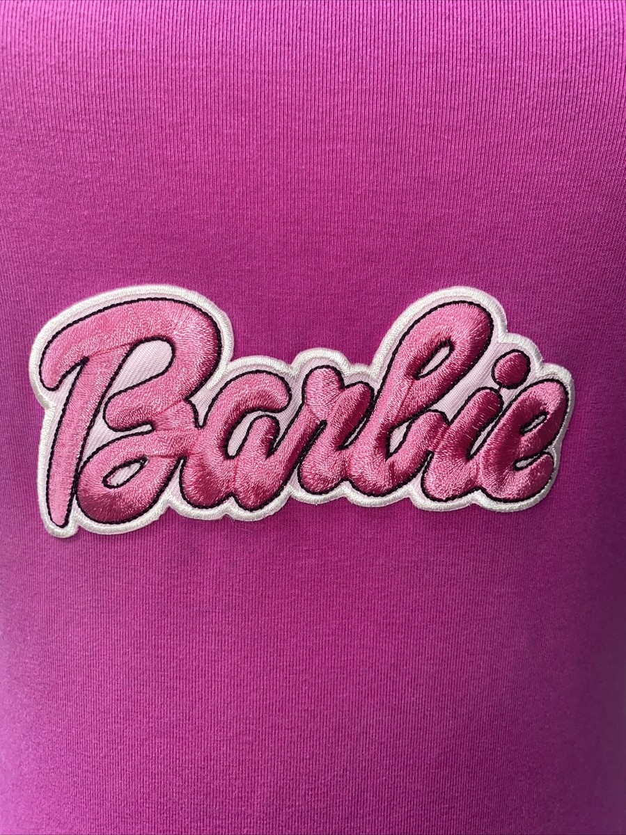 Forever 21 Pink Barbie Bodysuit Snap Crotch Size Small (See note