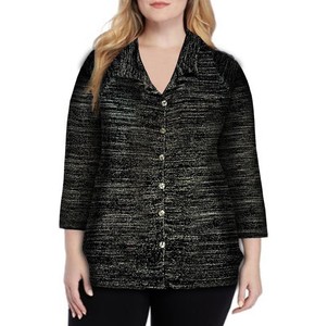 shimmer top plus size