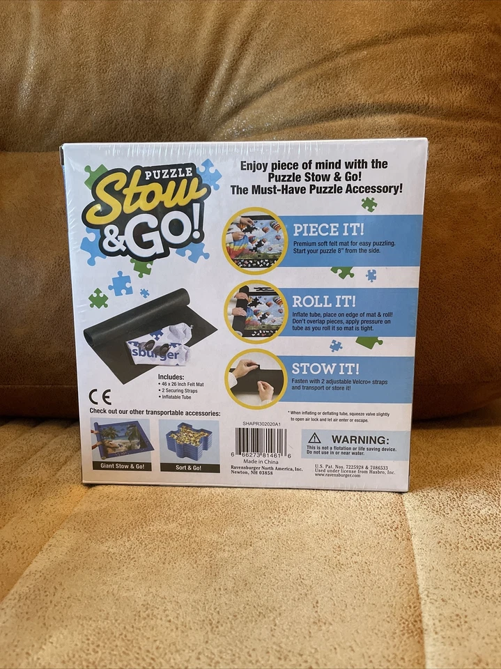 Ravensburger Puzzle Stow and Go Storage System Roll Up Mat BRAND NEW SEALED - Image 2 of 3