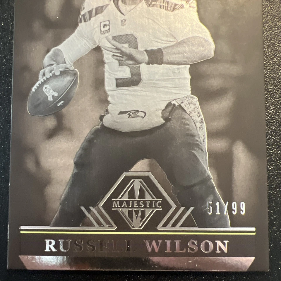 2017 Panini Majestic - #86 Russell Wilson 51/99 - Image 3 of 4