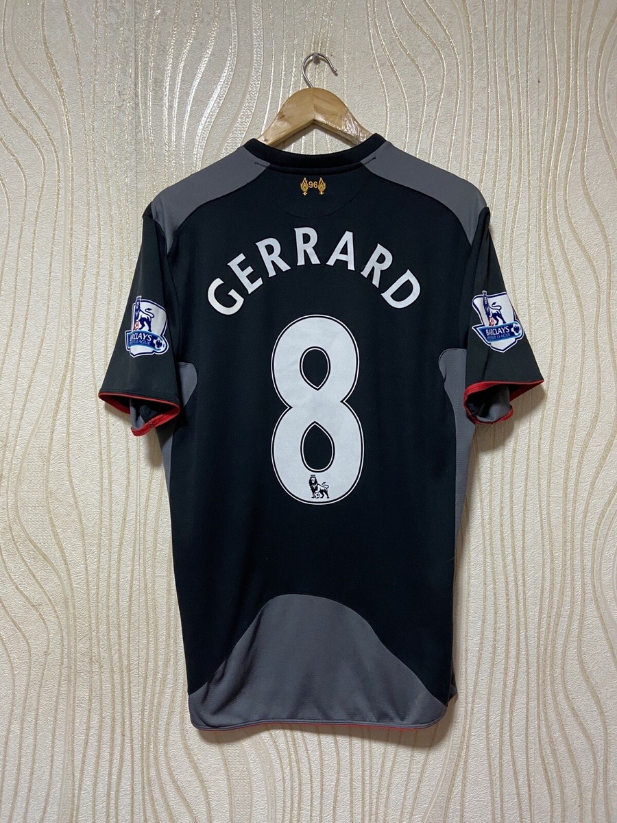 リヴァプール12-13アウェイ　ユニフォームGERRARD 8 LIVERPOOL 2012 2013 AWAY FOOTBALL SHIRT SOCCER JERSEY
