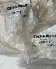 [2 Pack]CUSH-A-CLAMP #008T012 CUSHION CLAMP FOR 1/2” O.D. PIPE