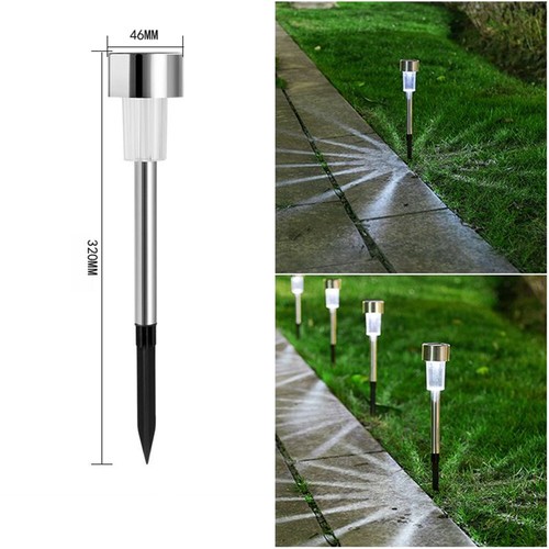 1W Solar LED Garden Pathway Lights Waterproof Lawn Landscape Lamp Patio Lighting - Picture 20 of 26