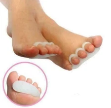 4 Pack Soft Gel Crests Splints Treatment Hammer Toe Straightener and Corrector