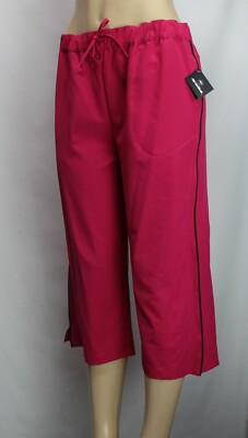 Bolle Women's Capri Pants Stretch Pink Size M