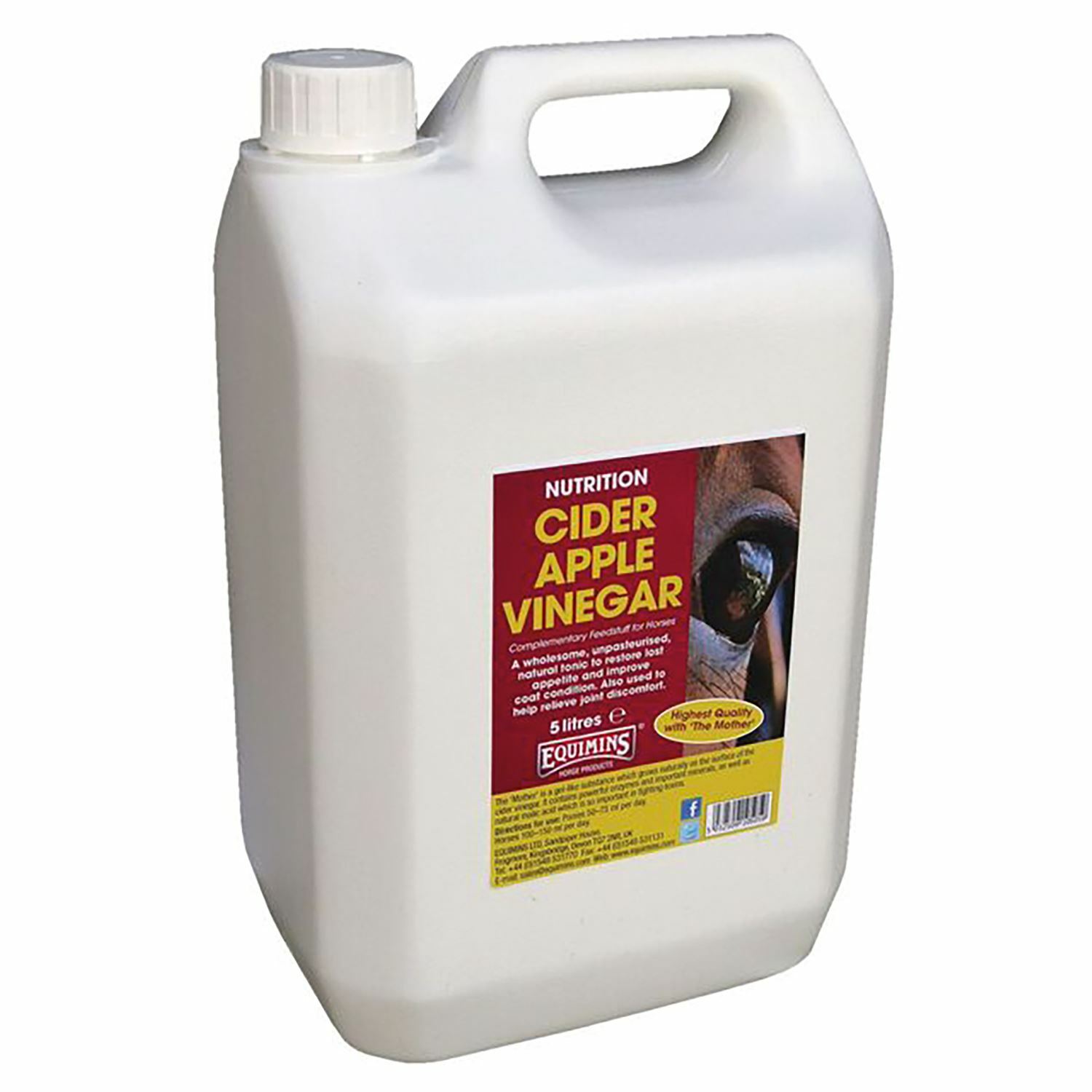 Equimins Cider Apple Vinegar 5 LT