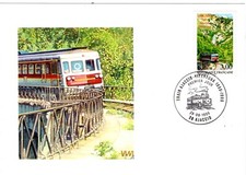 3017 FDC CARTE 1er JOUR     TRAIN AJACCIO