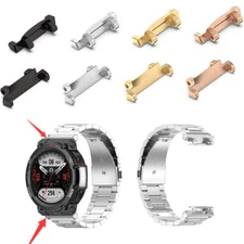 Stainless Steel Watch Band Strap Adapter Connector for Amazfit T-Rex2 Wristwatch