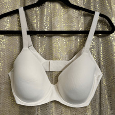 Aerie Smoothez Ivory Full Coverage Lightly Lined Bra 34D NWOT