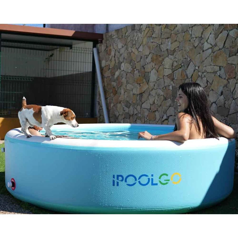 IPOOLGO Aufblasbarer Swimmingpool 200x50 cm Drop Stitch Inflatable Swimming-Pool - Bild 4 von 4