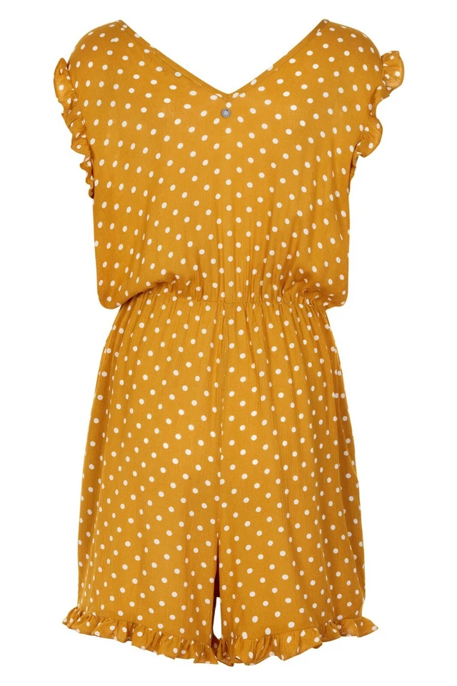 Mono Mameluco NUMPH Tawny Amarillo Lunares Volantes S M L Foto 3 de 4