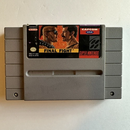 Final Fight (Super Nintendo Entertainment System, 1991) SNES Authentic Tested