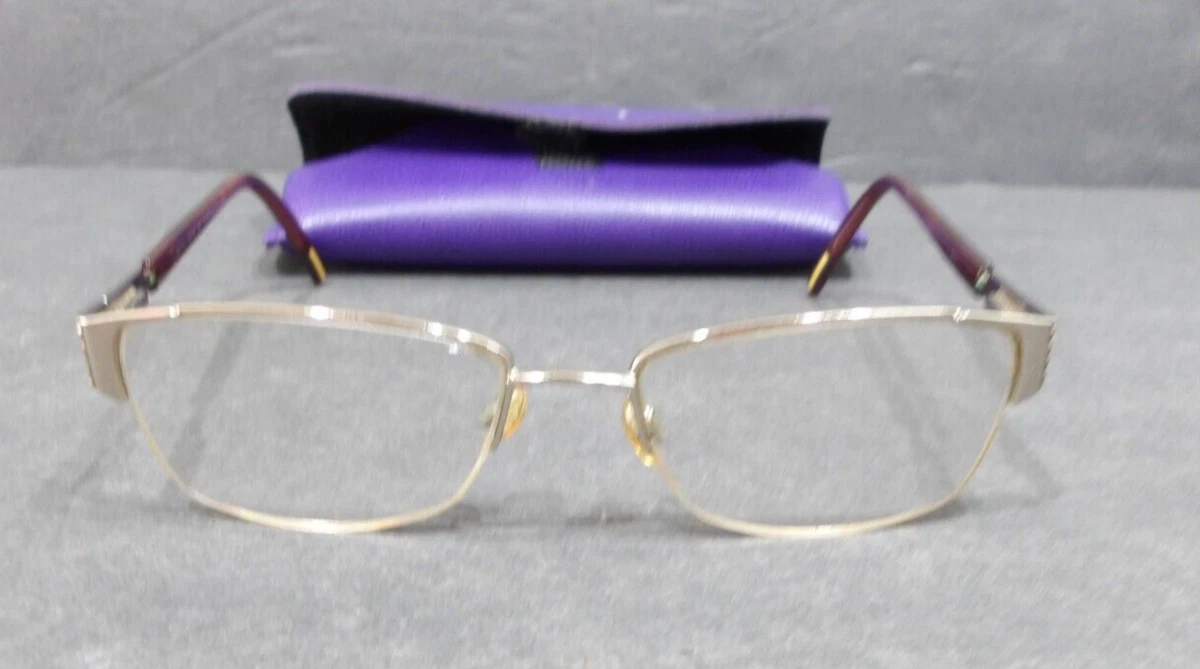 Vintage Y2KJudith Leiber JL1114 05 Purple Glasses Eyeglasses w/  Hard Case KC Judith Leiber Plastic Eyeglass Frames Purple for sale | eBay main image 3
