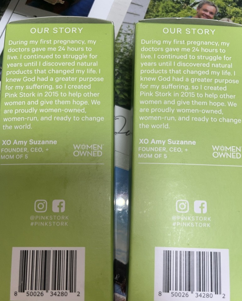 2 Pink Stork PS Baby Vitamin D Drops 1 fl oz Promotes Healthy Growth