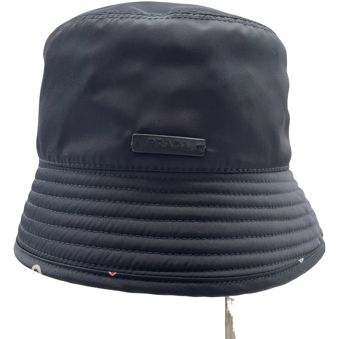 送料&関税込】Prada Printed Calf Hair Bucket Hat Prada Bucket