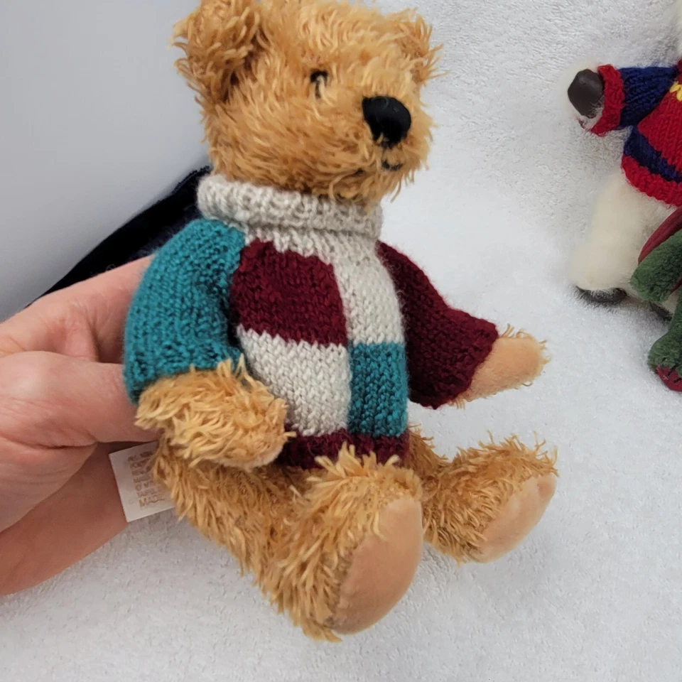 Lote 5 Mini Osos de Peluche Colección Boyd DanDee Russ Ty Hugfun Aprox 6-9" Foto 2 de 4