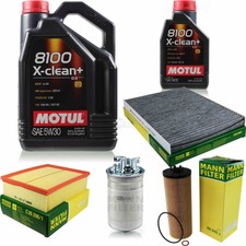 MOTUL 6 L 5W-30 Öl+MANN-FILTER für VW Passat 3B3 2.5 TDI 4motion Variant 3B6