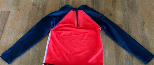 Chicos Talla 4 FILA Manga Larga Rash Top Rashie Chaleco NUEVO FP 5770 - Imagen 6 de 7